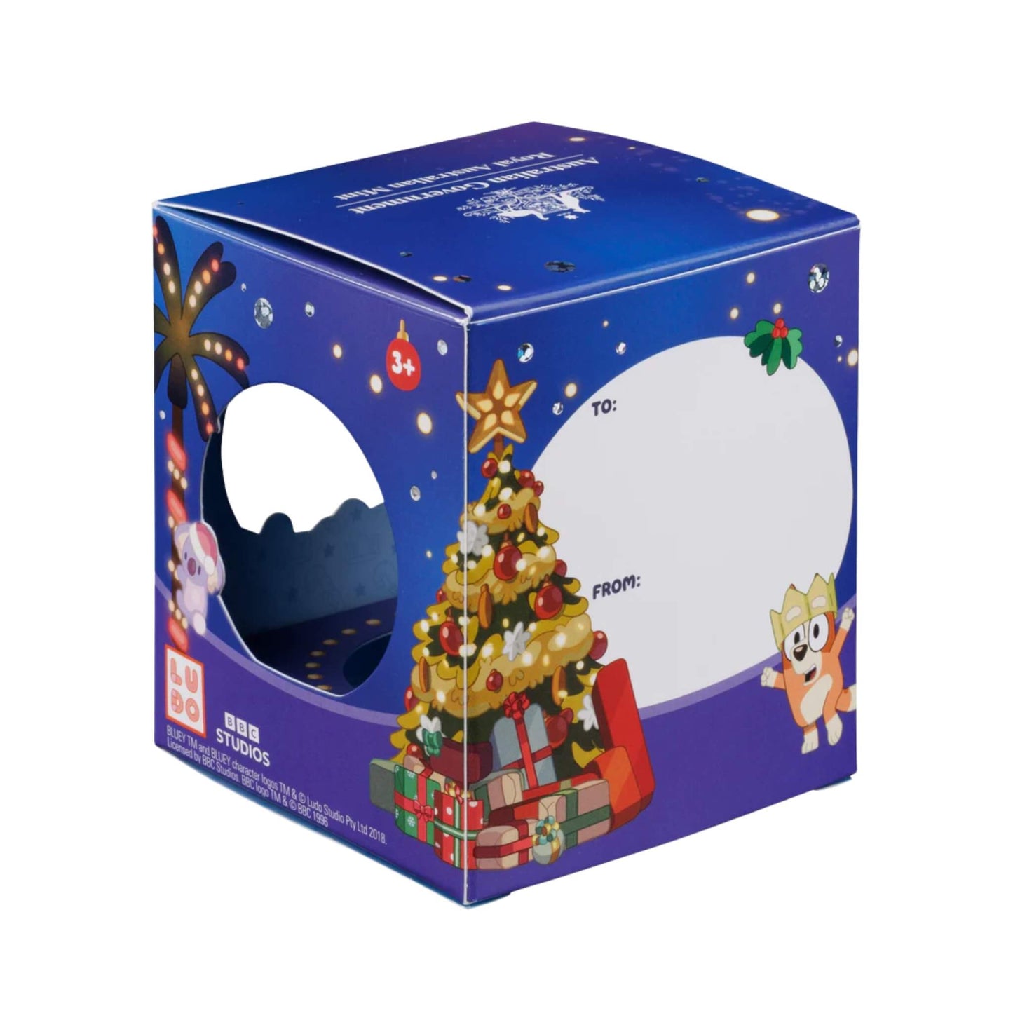2025 $1 Bluey Christmas Coloured Fine Silver Proof Coin