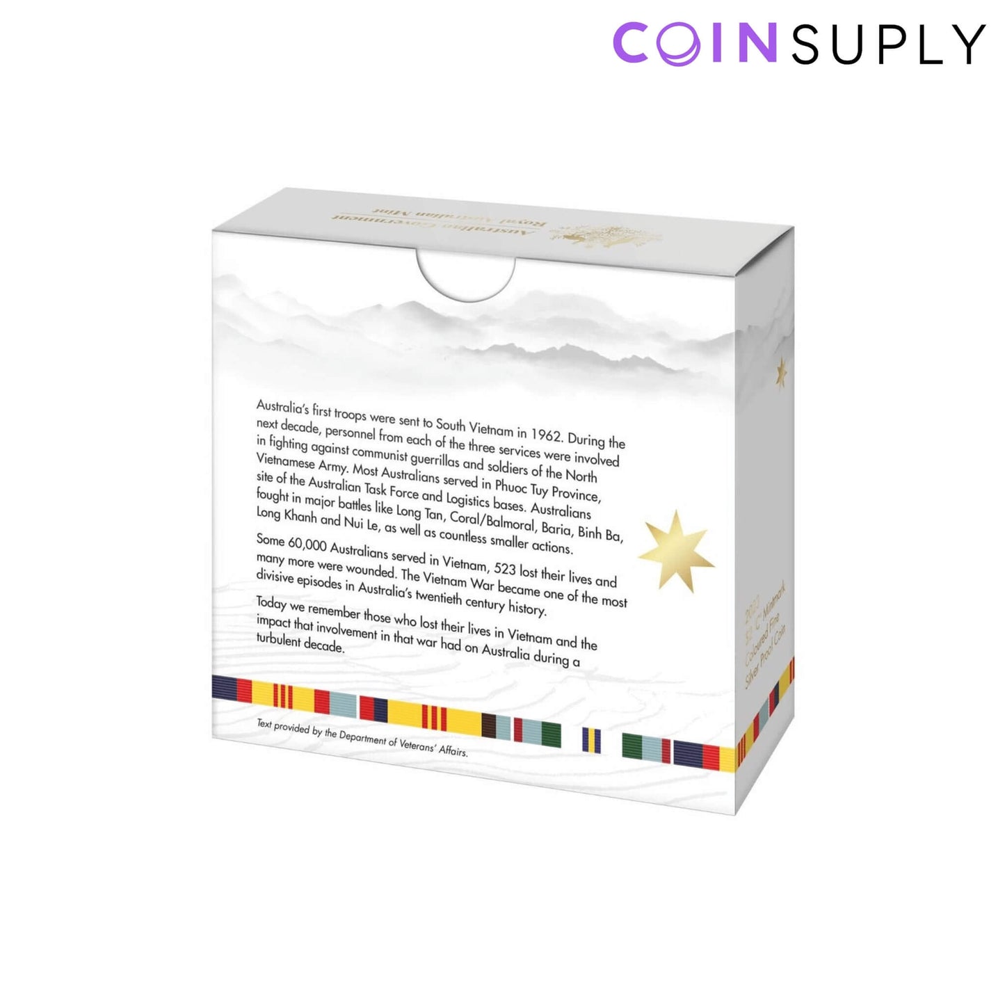 PCGS PR69DCAM 2023 $2 ‘C’ Mintmark Coloured Silver Proof Vietnam Coin