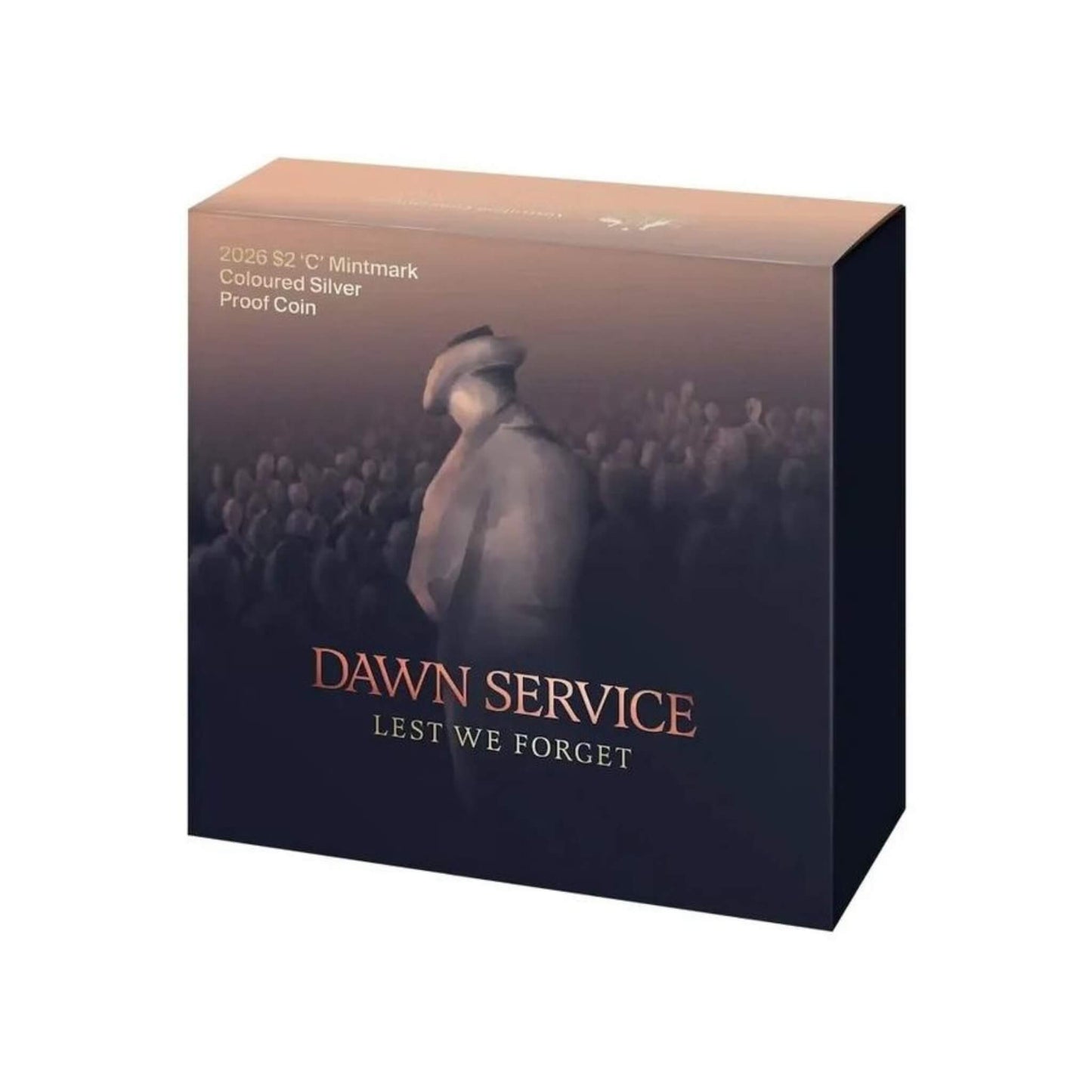 2026 $2 Dawn Service 'C' Mintmark Coloured Silver Proof Coin