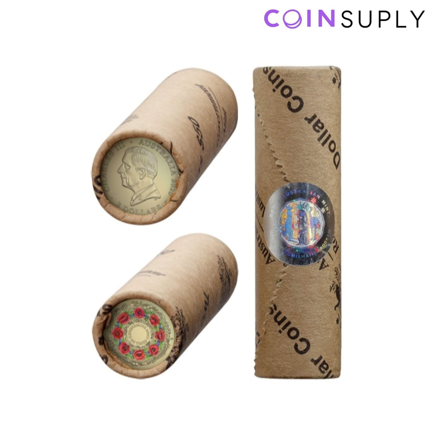 2025 80th Anniversary of WWII Red Poppy Wreath Ram Roll