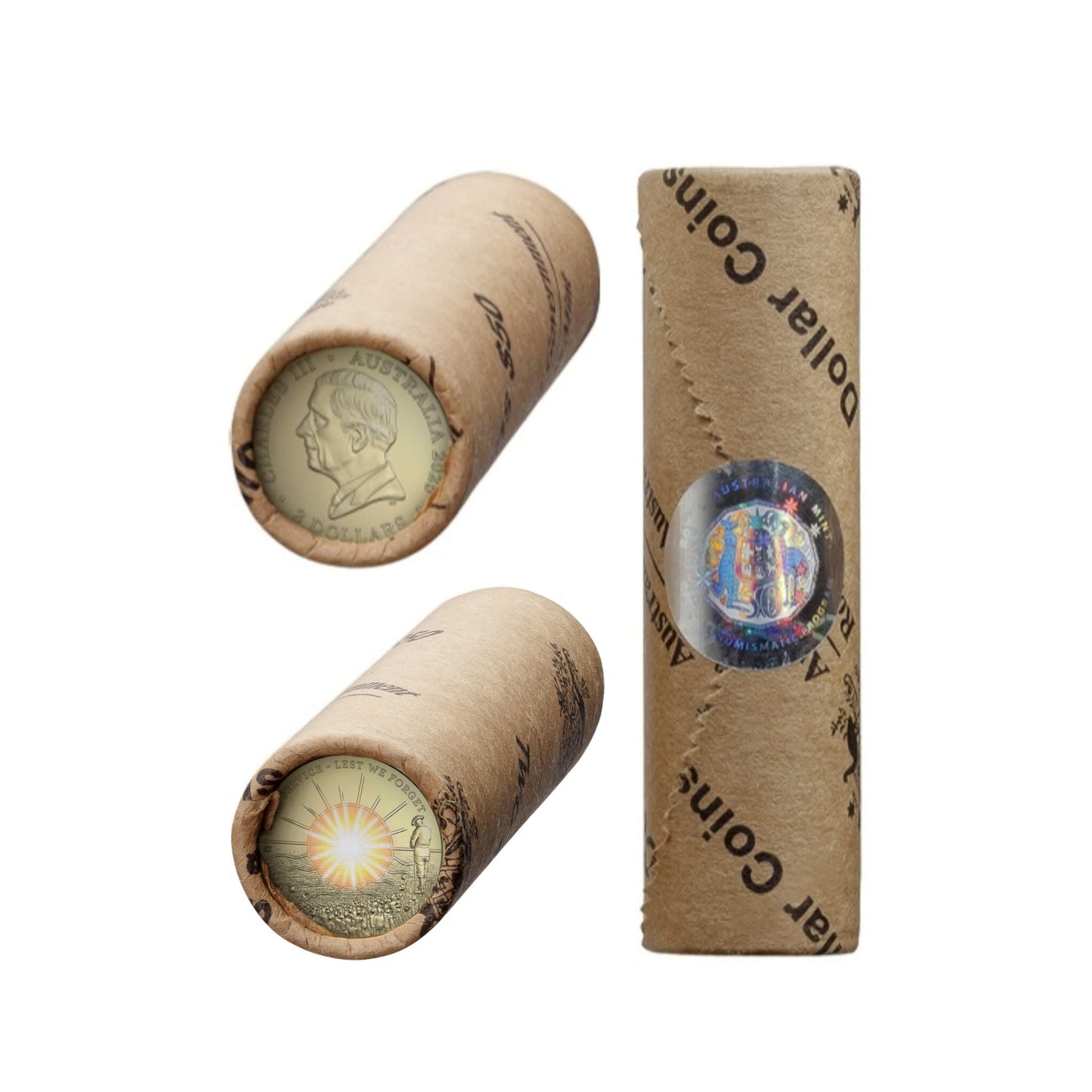 2026 $2 Dawn Service Coloured Hologram Premium Ram Roll