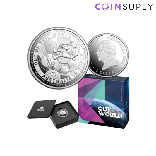 2024 $1 ‘C’ Mintmark Silver Proof Out of this World Coin x20